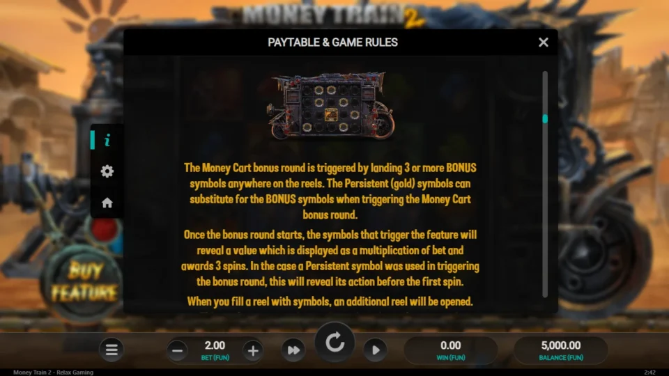 Money Train 2 rules, page 7
