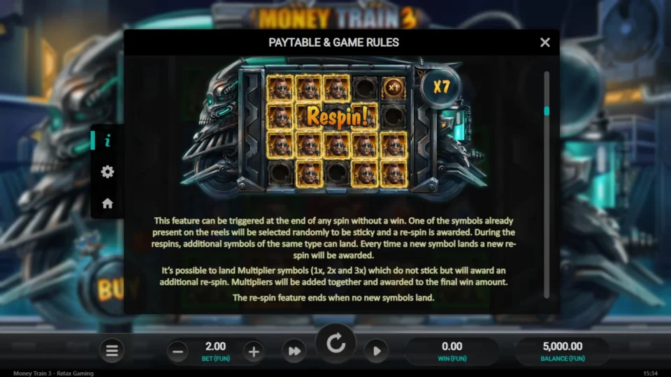 Money Train 3 rules, page 4