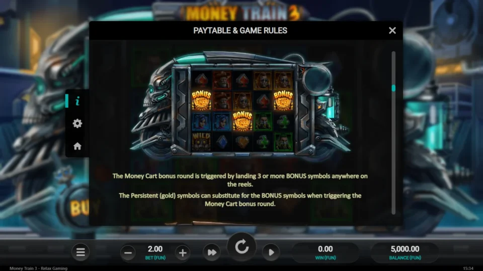 Money Train 3 rules, page 5