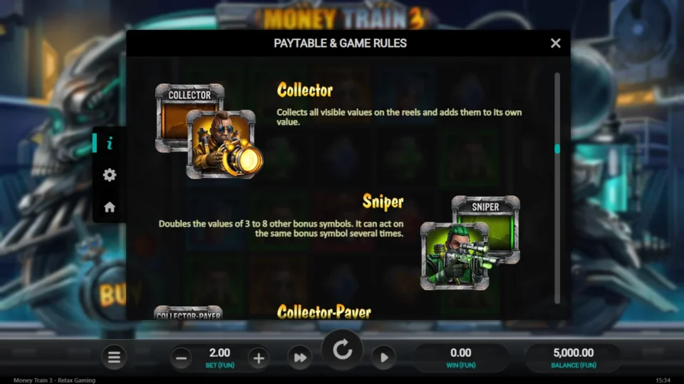 Money Train 3 rules, page 7