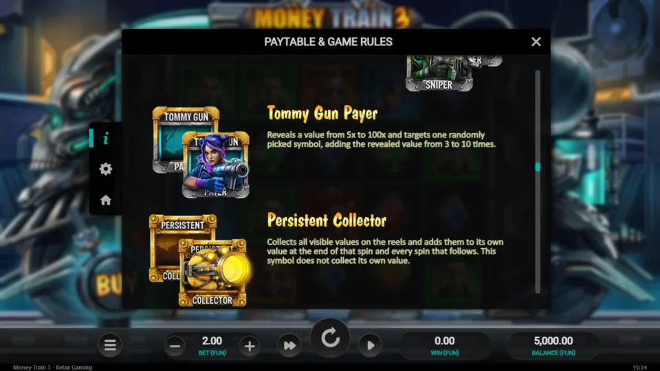 Money Train 3 rules, page 9