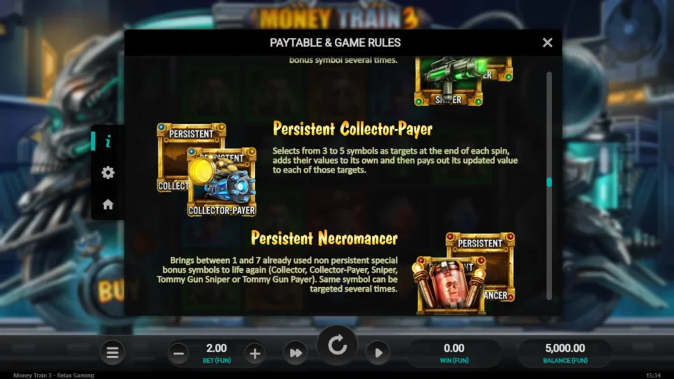 Money Train 3 rules, page 10
