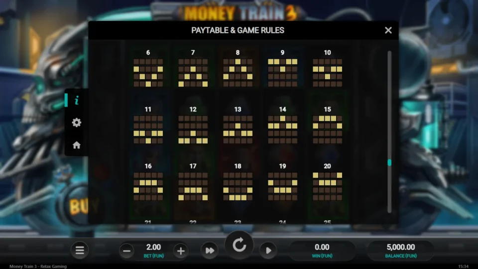 Money Train 3 rules, page 14