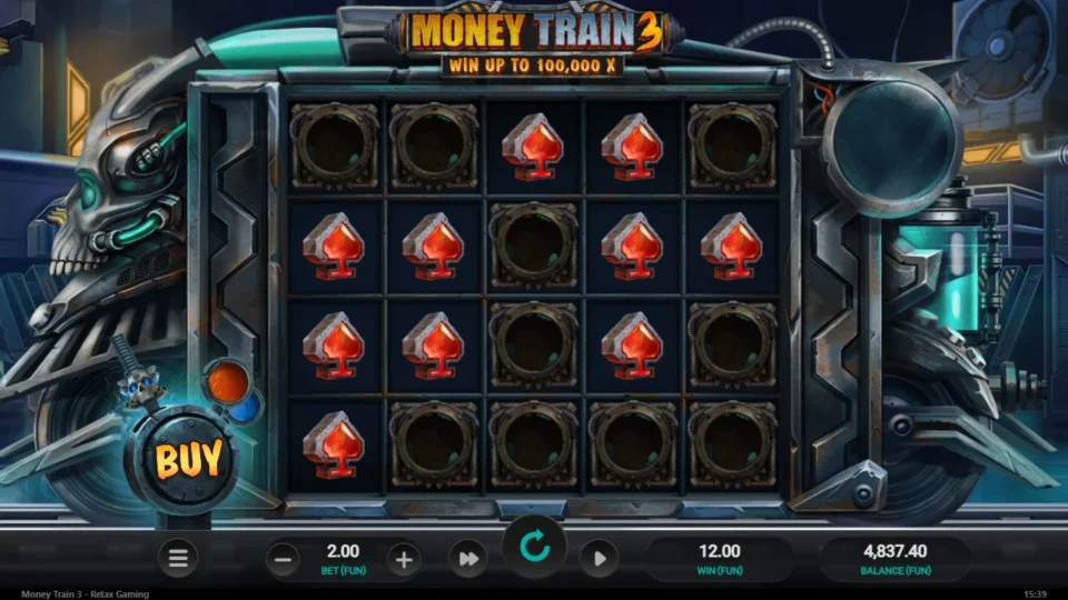 Money Train 3: win 6.0x (12.0) on media spin 41