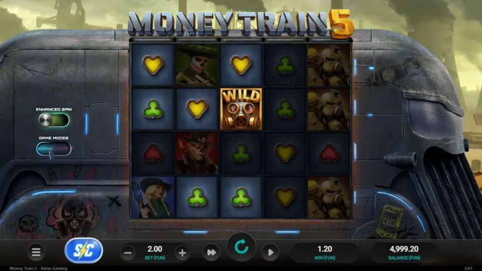 Money Train 5 demo game field
