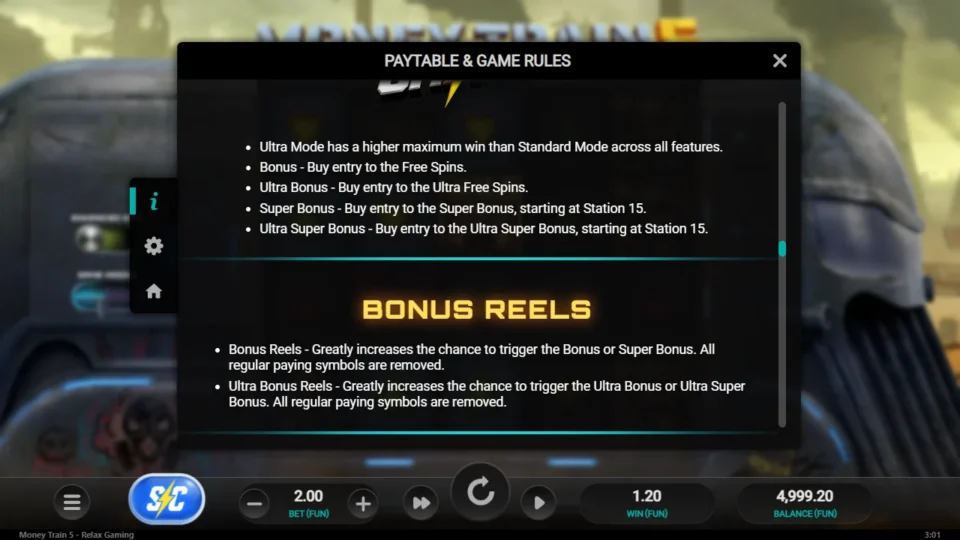 Money Train 5 rules, page 12