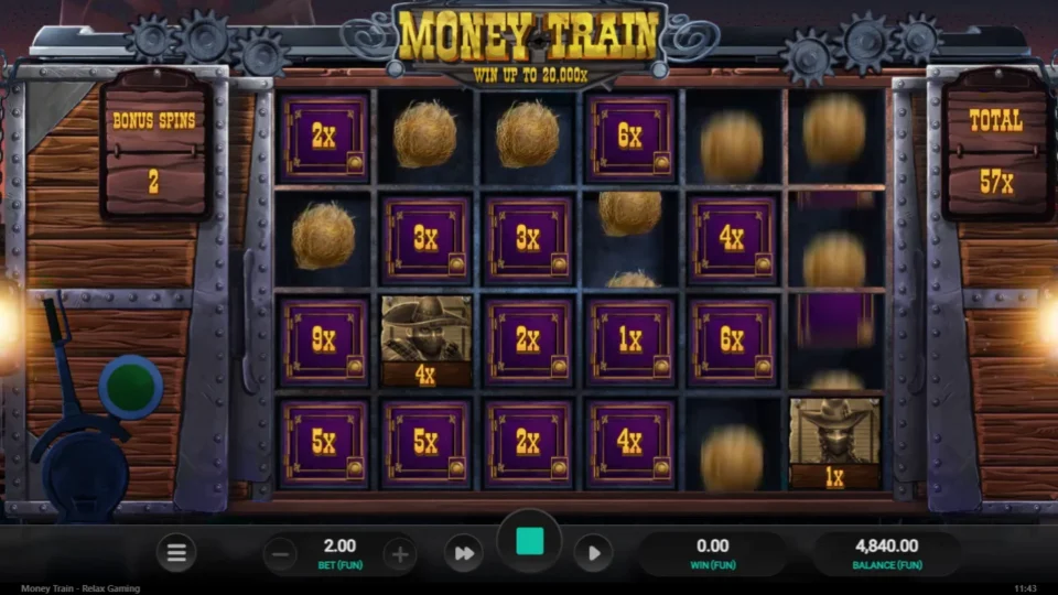 Money Train: Widener opened a sixth column during the recorded Money Cart