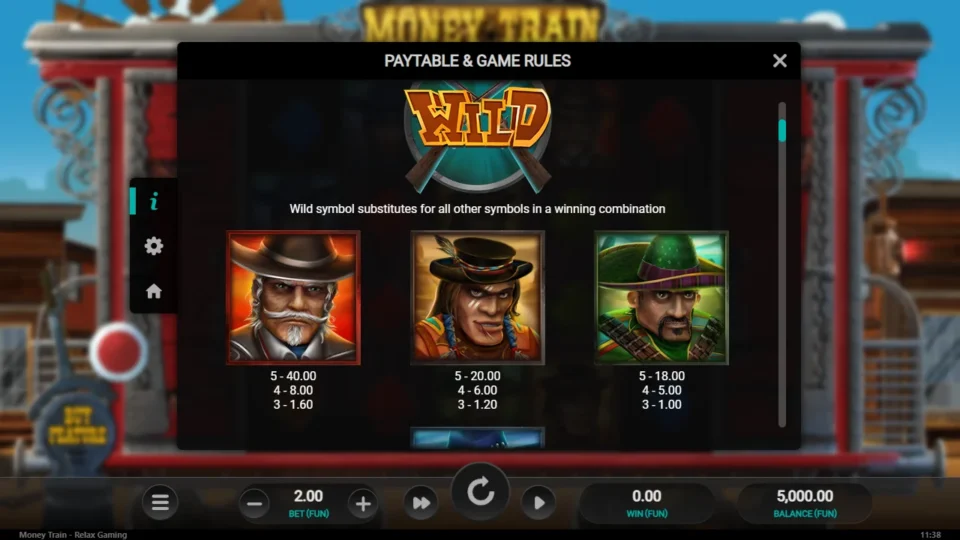Money Train rules, page 2