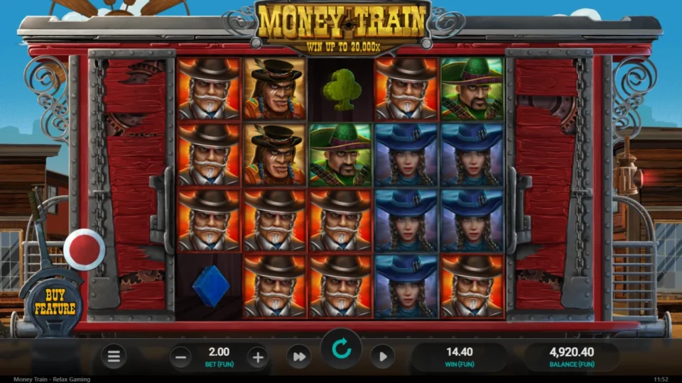 Money Train: FUN 14.40 from separate media spin 55