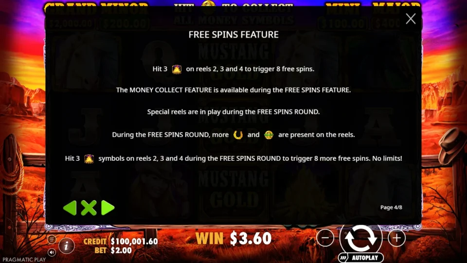 Mustang Gold rules, page 4