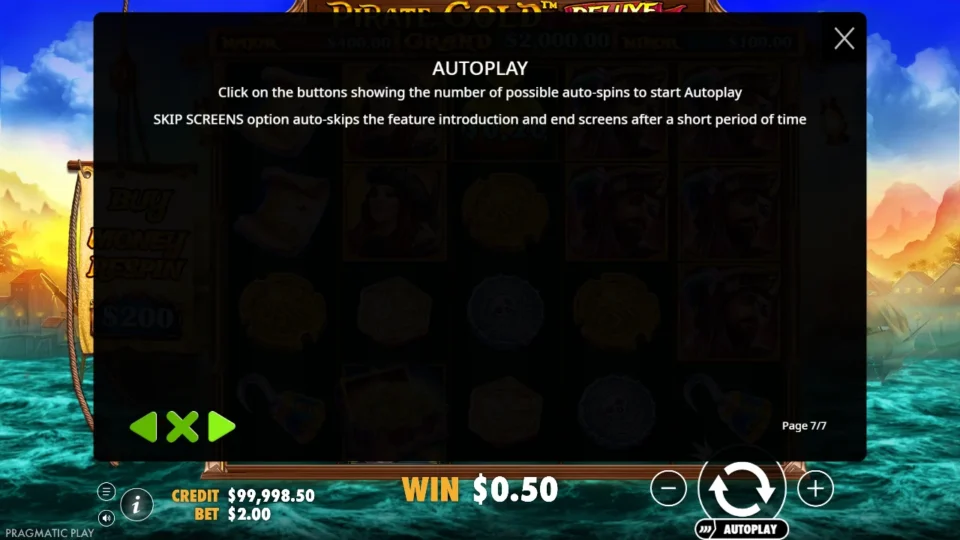Pirate Gold Deluxe rules, page 7