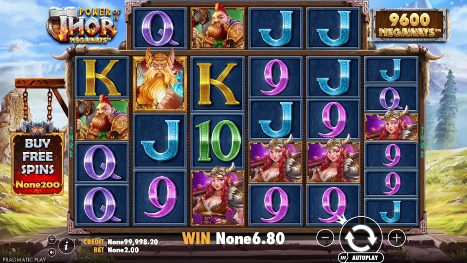 Power of Thor Megaways: win 3.4x (6.8) on media spin 7