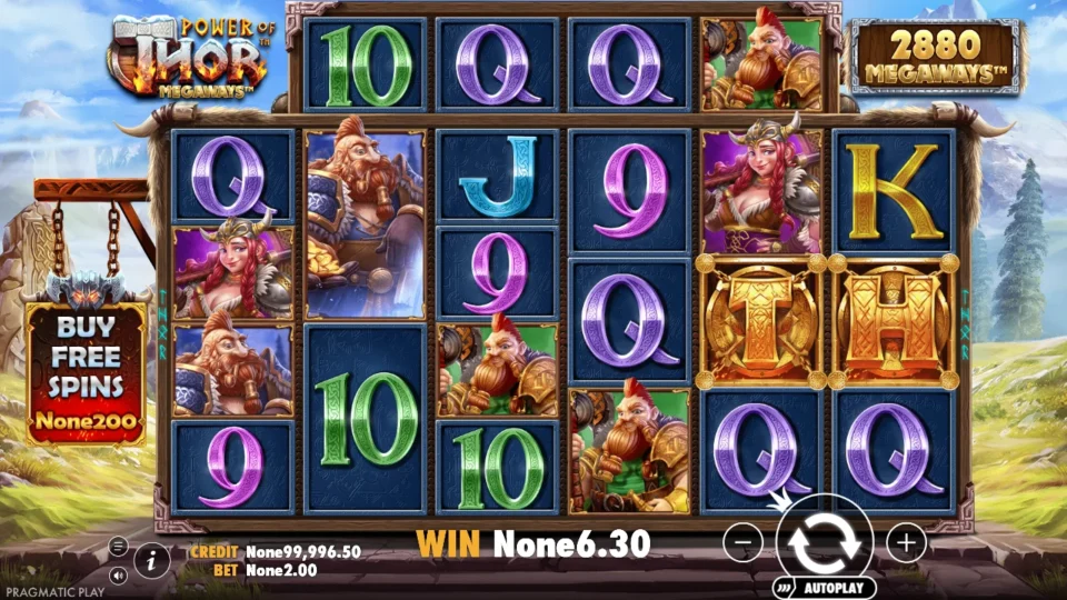 Power of Thor Megaways: win 3.1x (6.3) on media spin 11