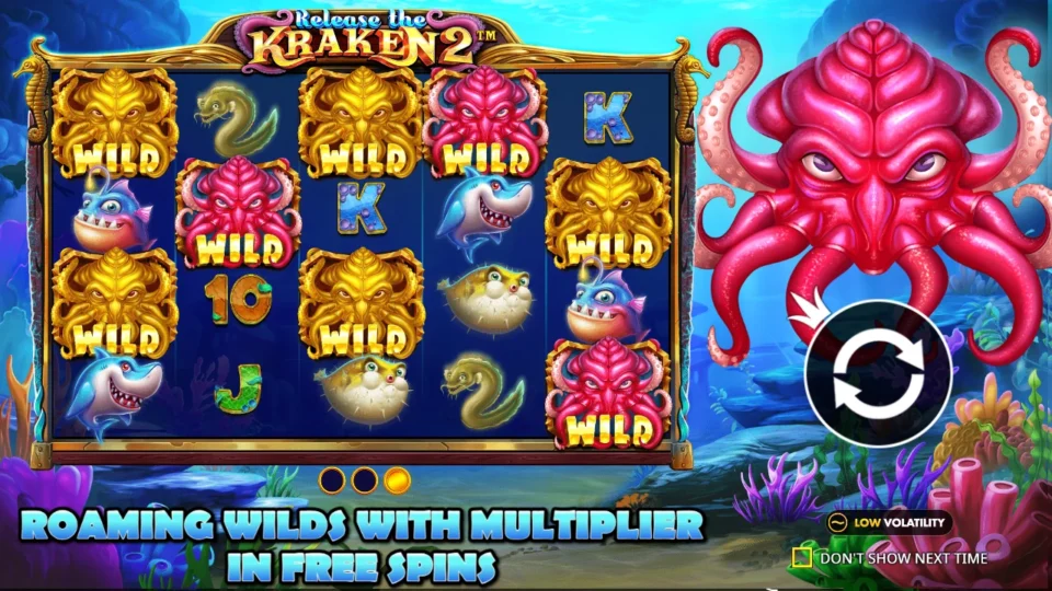 Release the Kraken 2: intro screen, slide 3