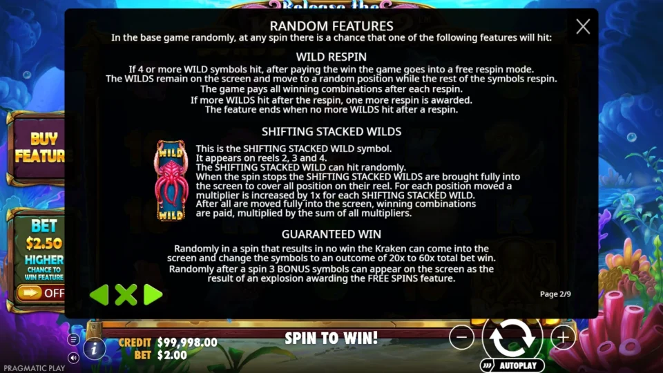 Release the Kraken 2 rules, page 2