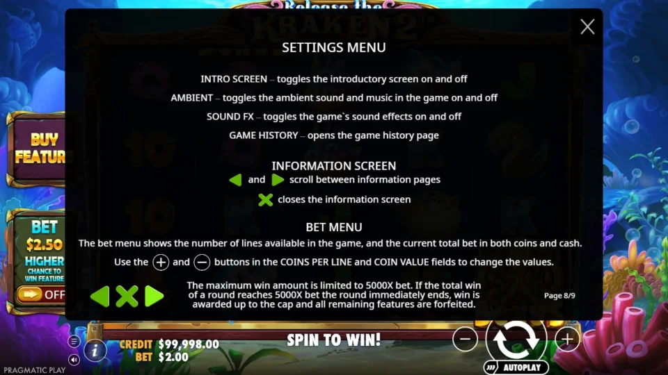 Release the Kraken 2 rules, page 8