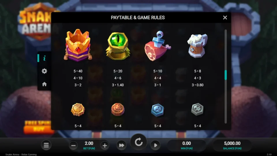 Snake Arena rules, page 6