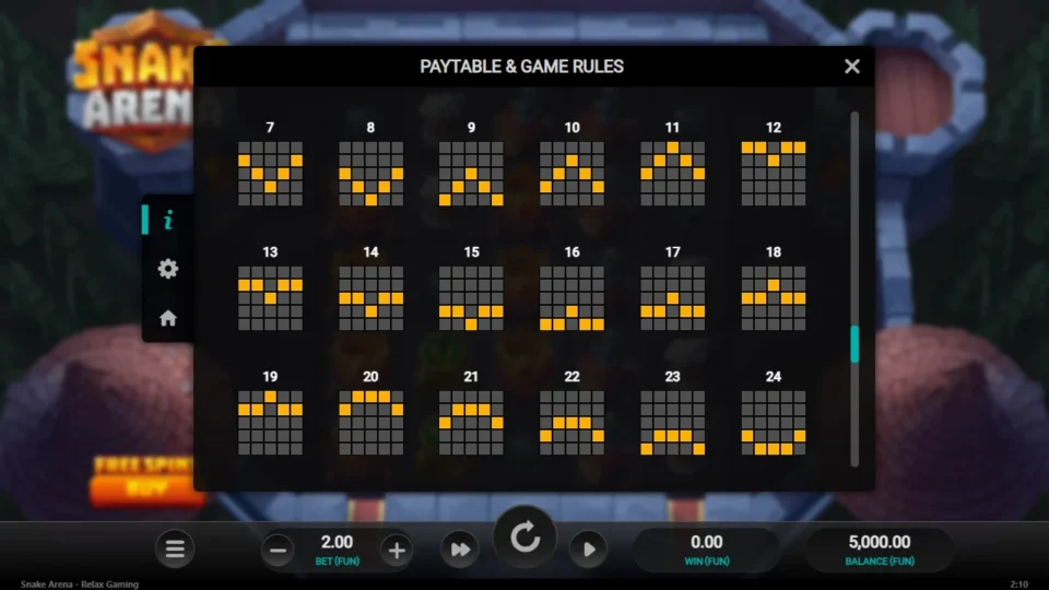 Snake Arena rules, page 8