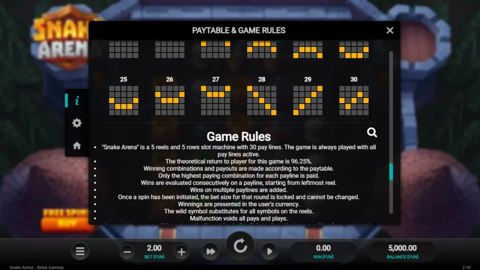 Snake Arena rules, page 9