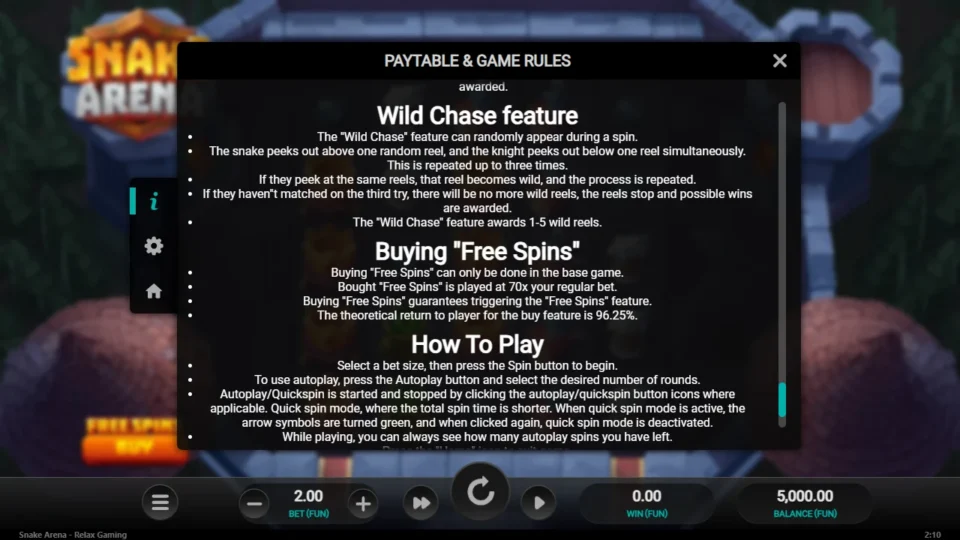 Snake Arena rules, page 11