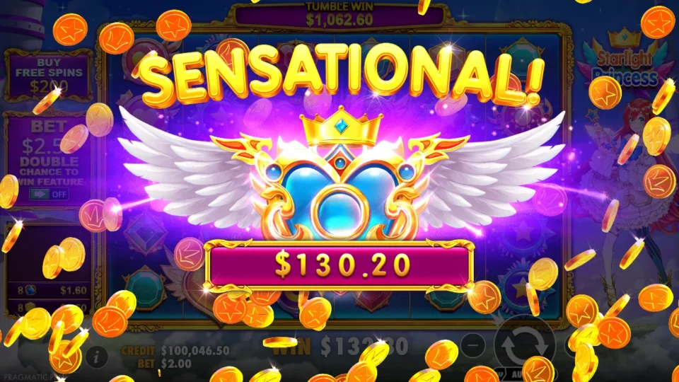 Starlight Princess: big win 531.3x (1062.6) on media spin 50