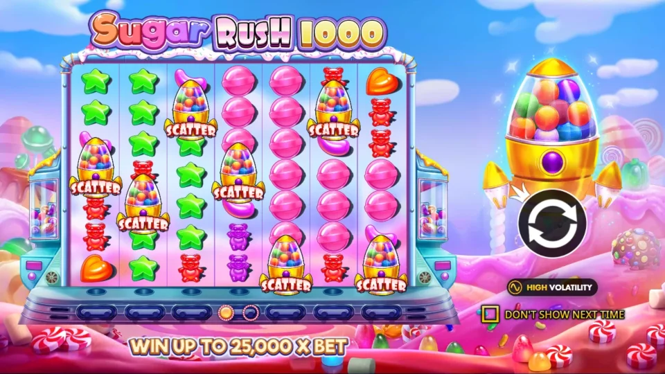 Sugar Rush 1000: intro screen, slide 1