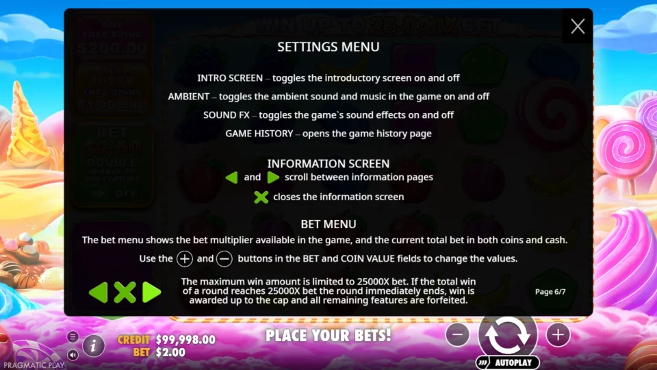 Sweet Bonanza 1000 rules, page 6