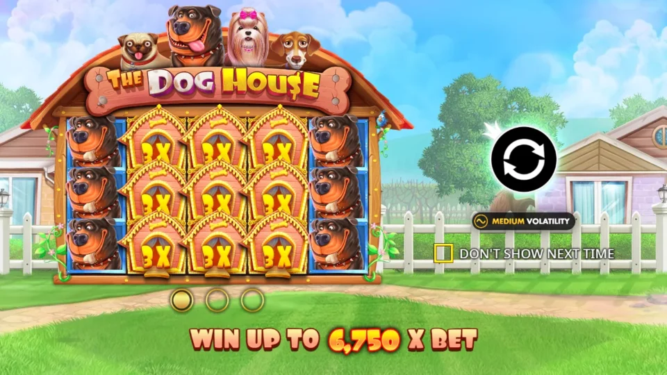 The Dog House: intro screen, slide 1
