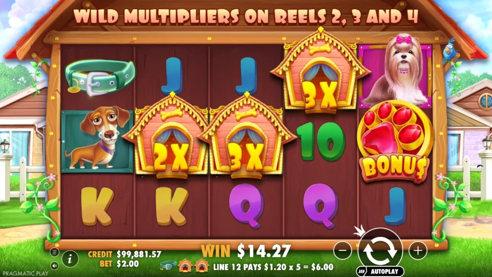 The Dog House: big win 12.2x (24.5) on media spin 102