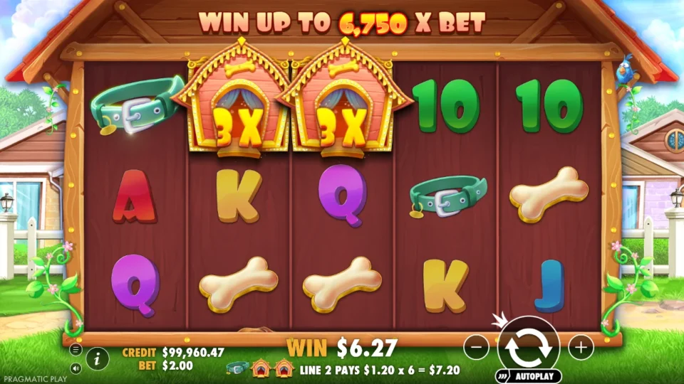 The Dog House: win 5.1x (10.2) on media spin 24