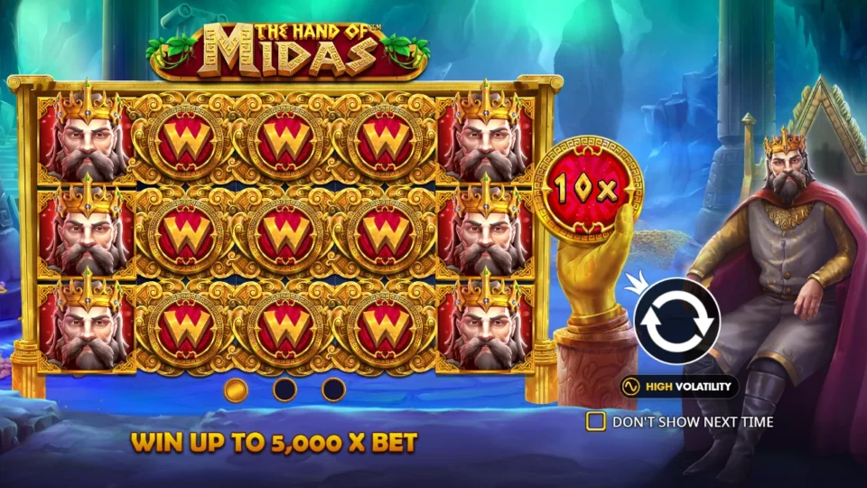 The Hand of Midas: intro screen, slide 1