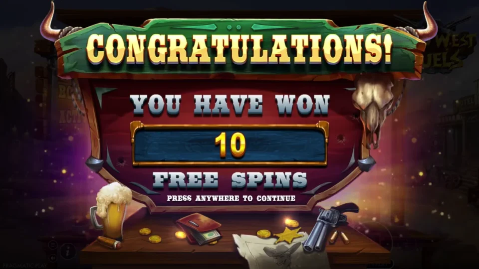 Beer Game awards ten free spins