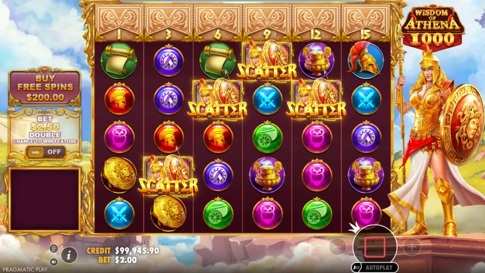 Wisdom of Athena 1000: Four Athena scatters arrive together at the USD 2 stake