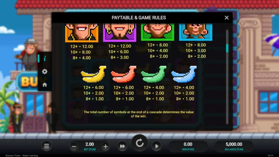 Banana Town rules, page 3