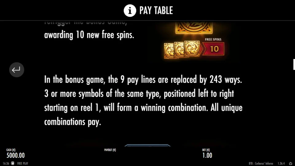 Beat the Beast: Cerberus’ Inferno rules, page 5