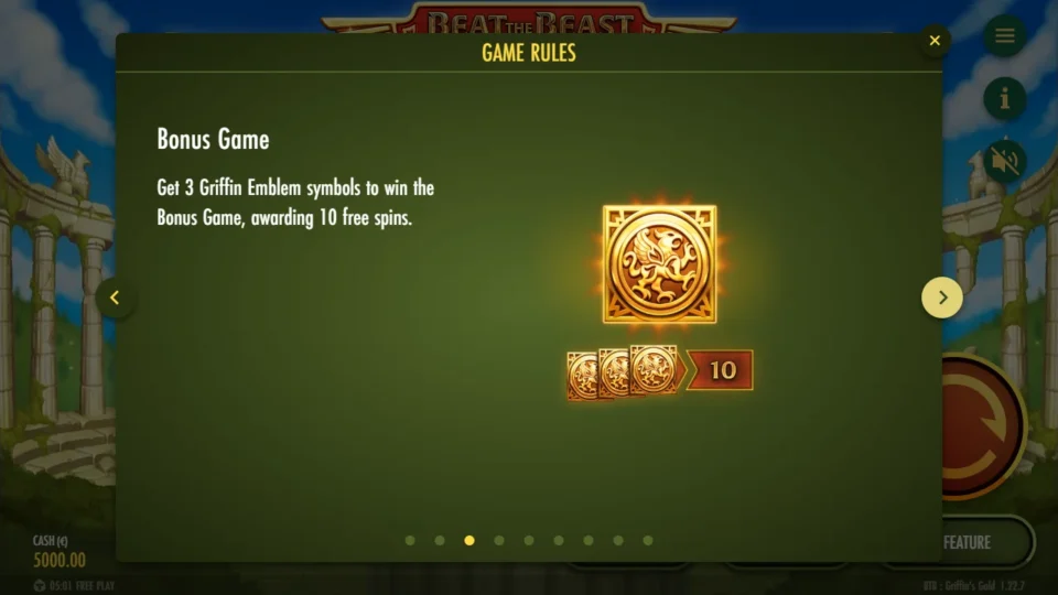 Beat the Beast: Griffin’s Gold – Reborn rules, page 3