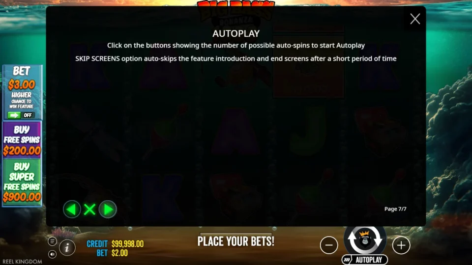 Big Bass Bonanza 1000 rules, page 7