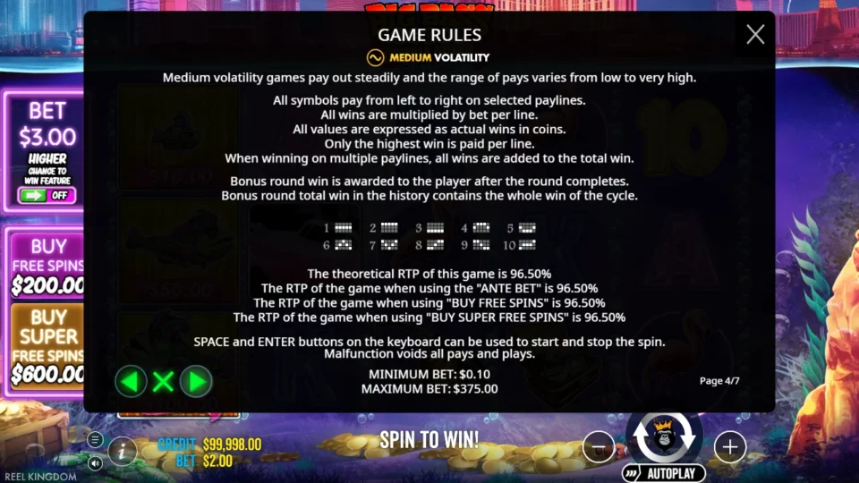 Big Bass Vegas Double Down Deluxe rules, page 4