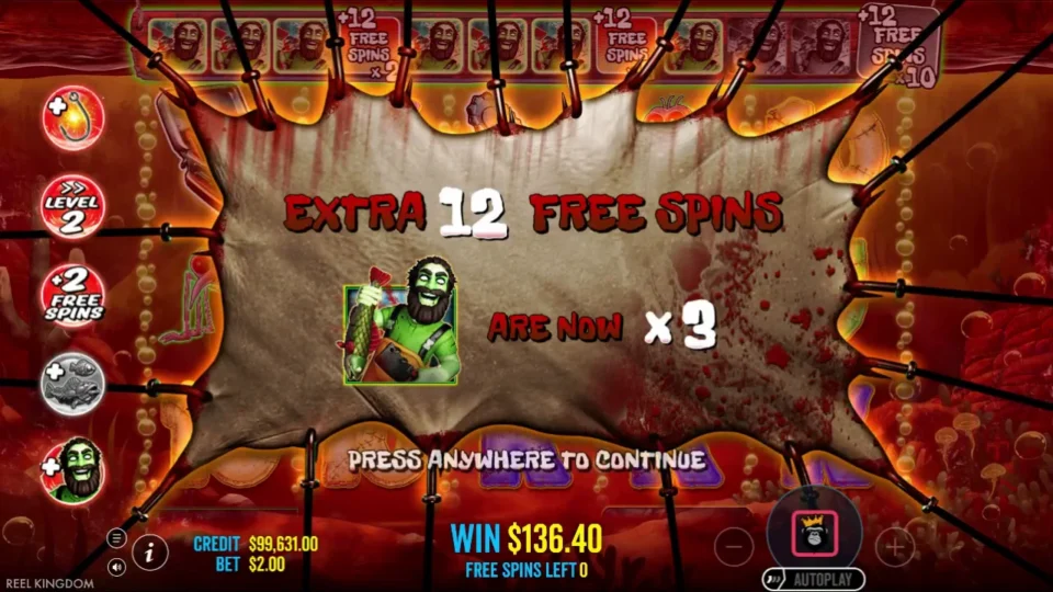 Big Bass Halloween 2: Twelve extra spins begin with the Fisherman multiplier raised to 3x