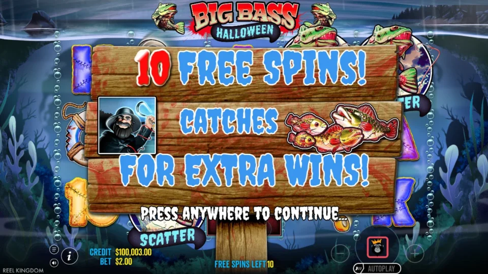 Big Bass Halloween: 10 FREE SPINS sign of a natural trigger, telling that the fisherman catches fish for extra wins