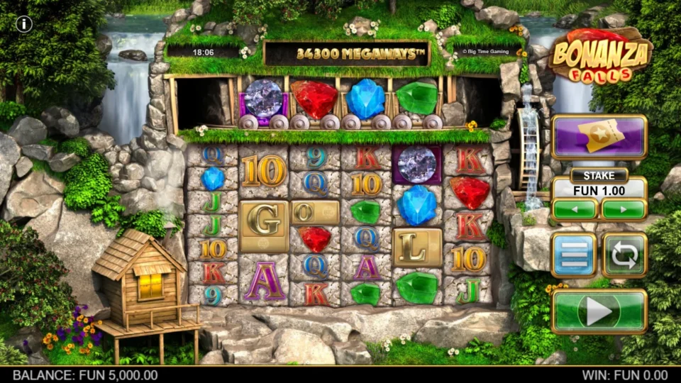Bonanza Falls demo game field