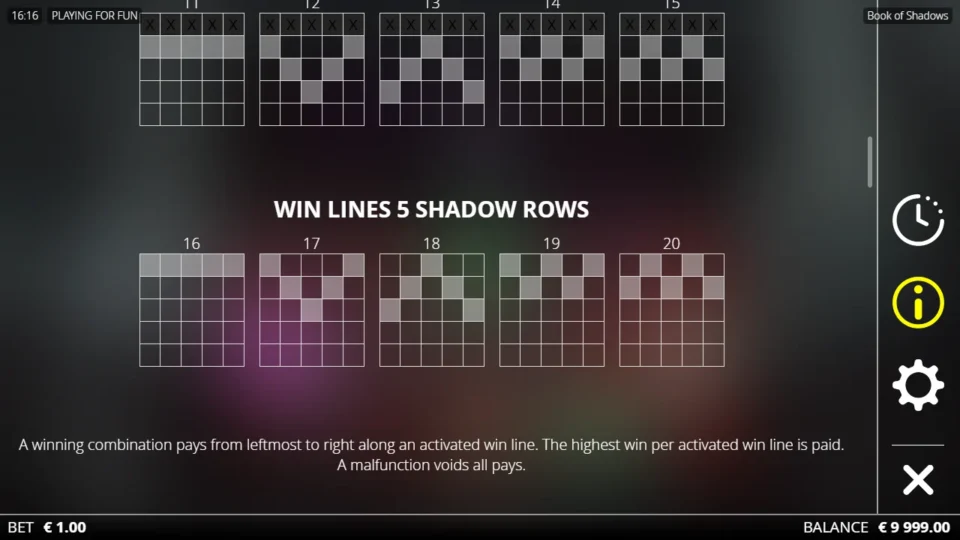 Book of Shadows rules, page 7