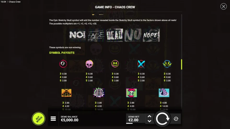 Chaos Crew rules, page 6