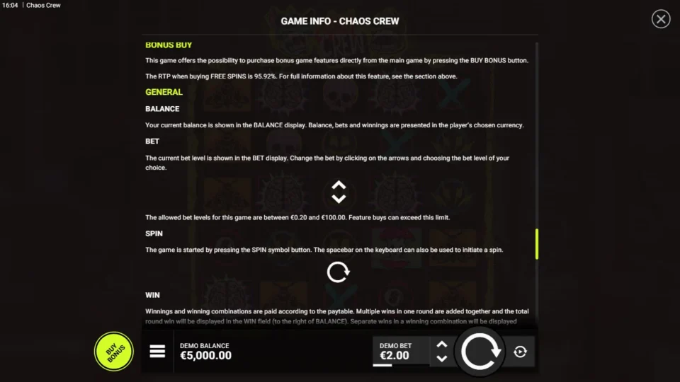 Chaos Crew rules, page 8