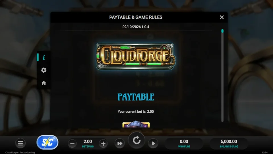 Cloudforge rules, page 1