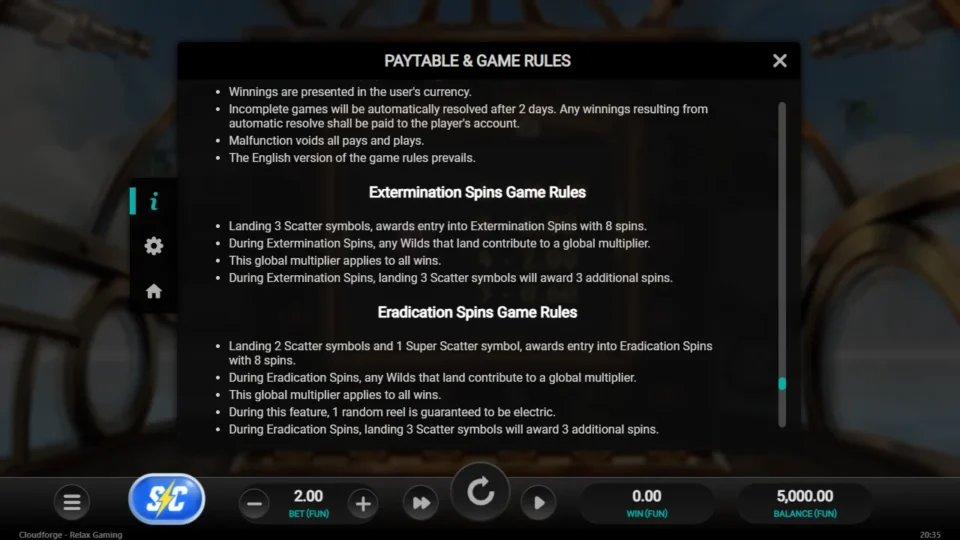 Cloudforge rules, page 29