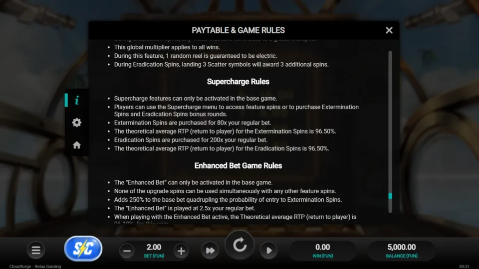 Cloudforge rules, page 30