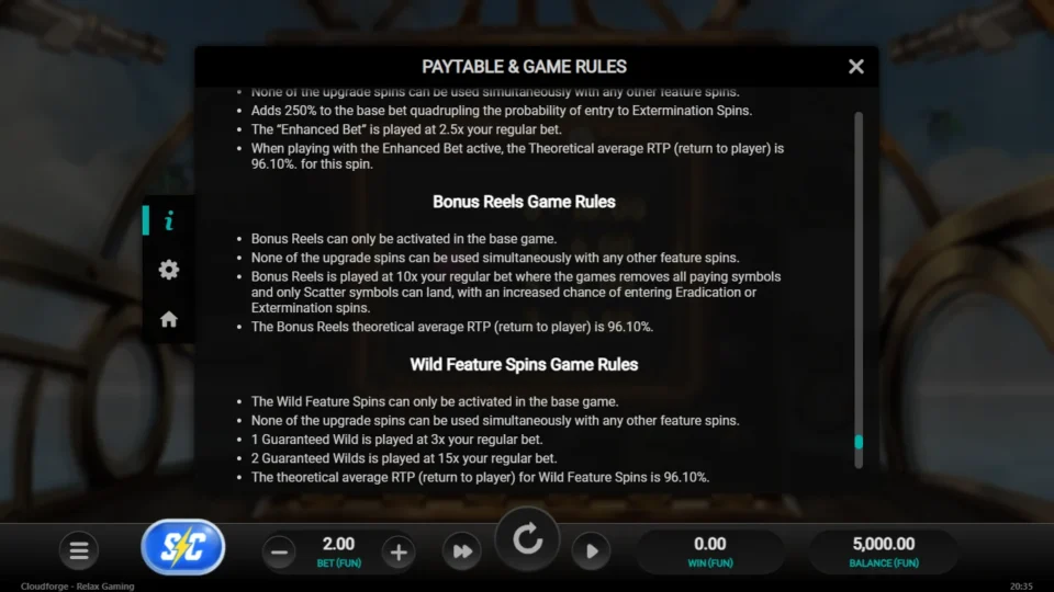Cloudforge rules, page 31