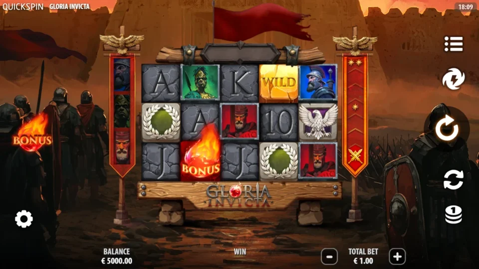 Gloria Invicta demo game field