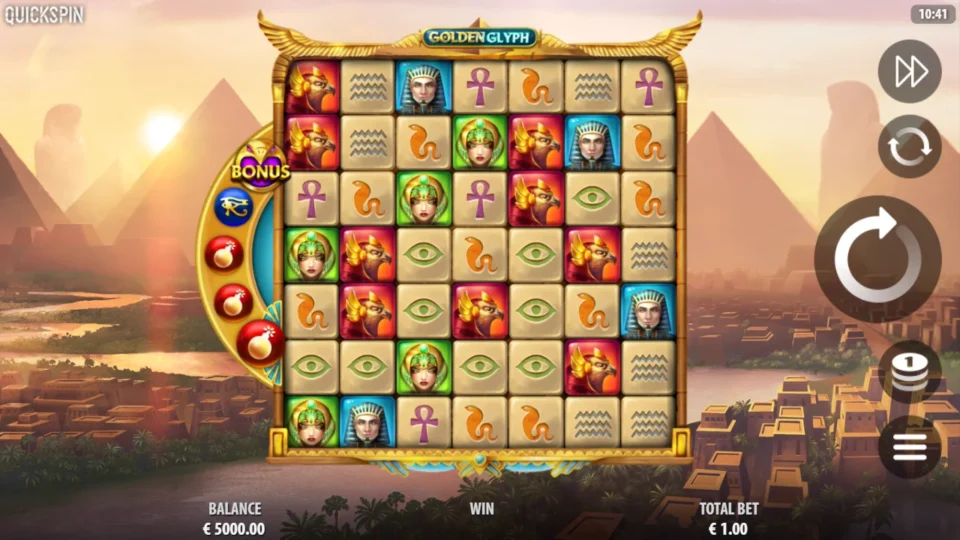 Golden Glyph demo game field